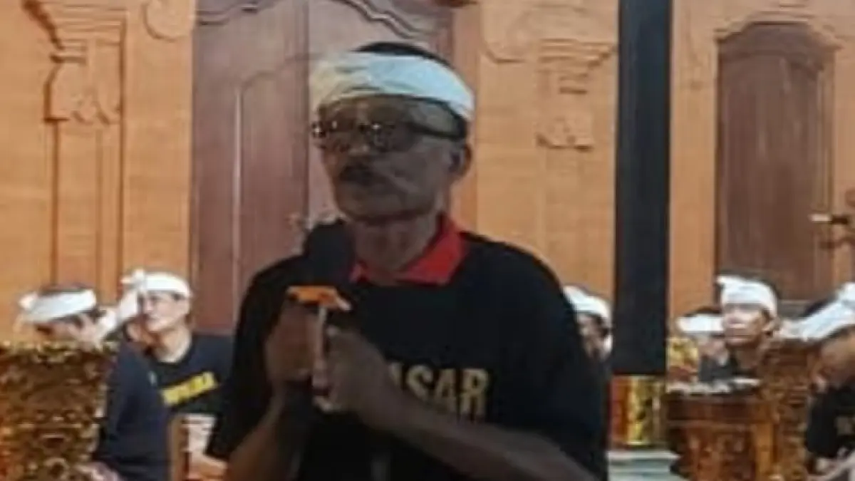 Ketua Sanggar, I Nyoman Djasa. 

