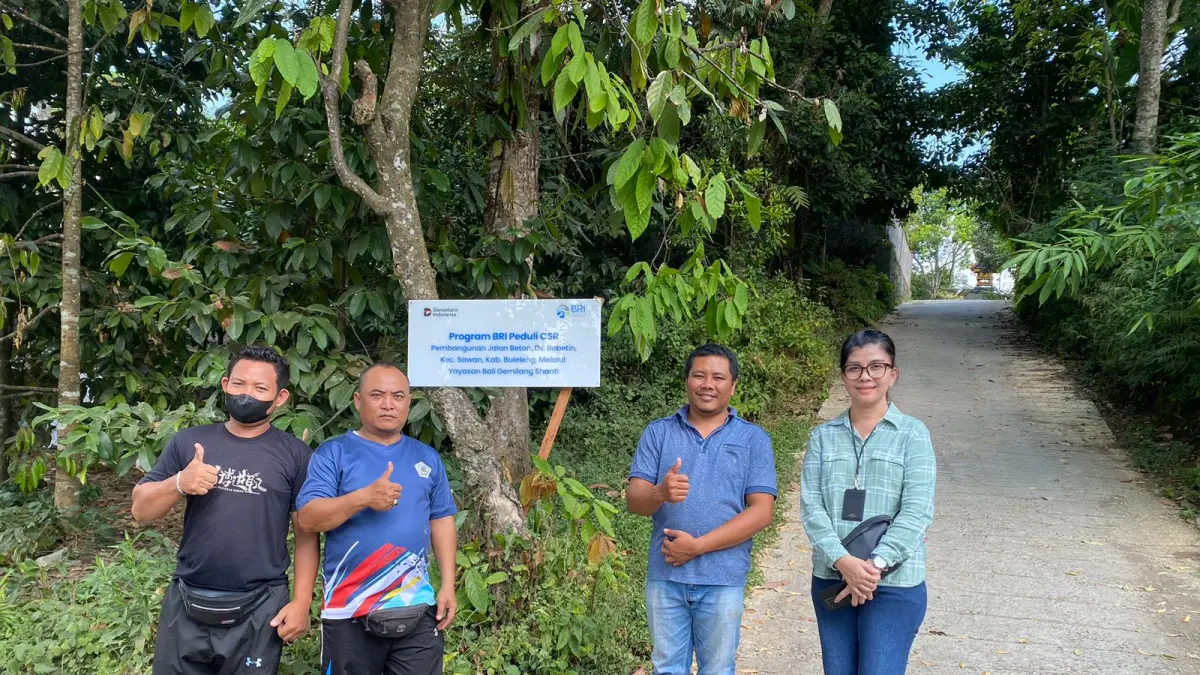 PT Bank Rakyat Indonesia (Persero) Tbk Permudah Akses Petani melalui program Tanggung Jawab Sosial Lingkungan di Desa Bebetin Buleleng.