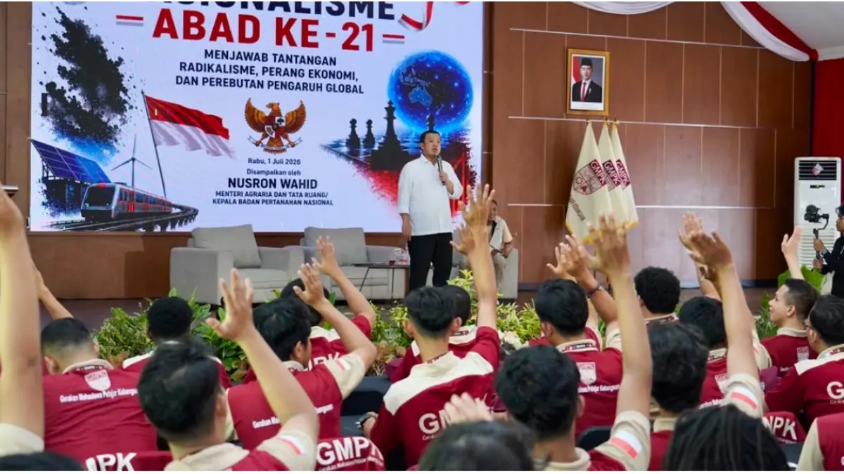 Menteri Nusron Jadi Pembicara di Diklat Pratama DPP GMPK