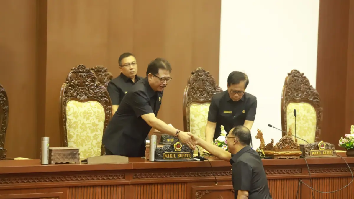SIDANG : Sidang paripurna pandangan fraksi terkait pertanggungjawaban APBD 2025.