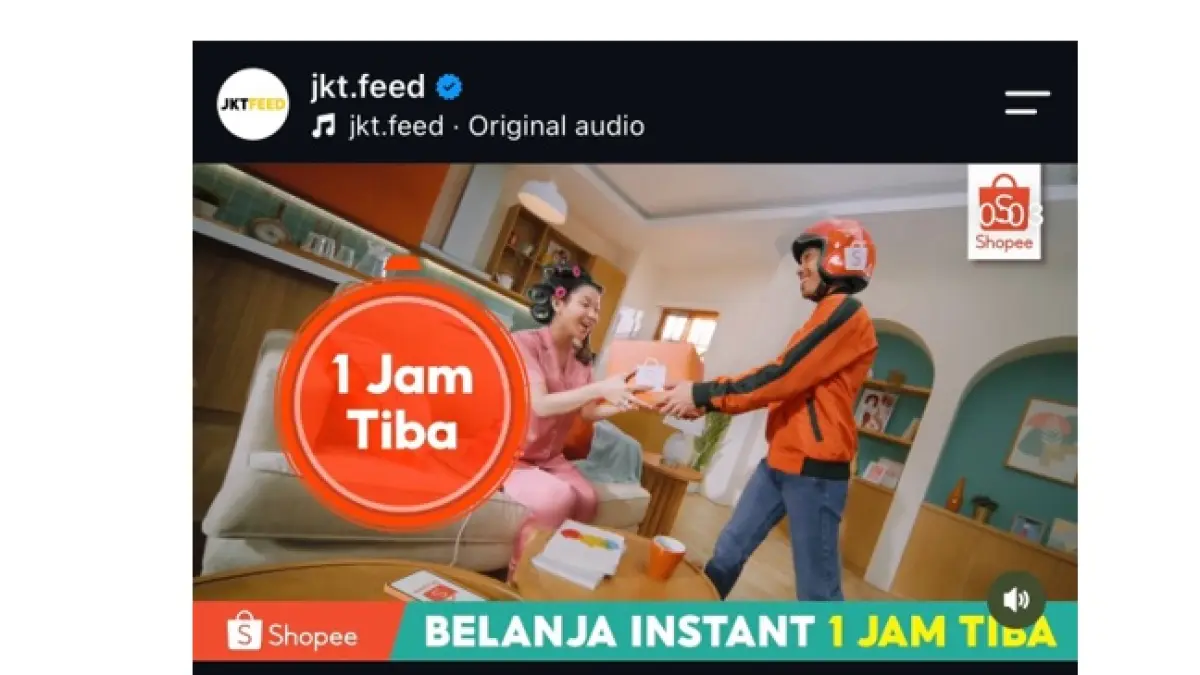 Belanja Instant 1 jam tiba