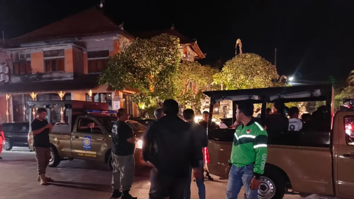 DIAMANKAN : Sebanyak 14 gepeng diamankan saat operasi senyap di Ubud.&nbsp;