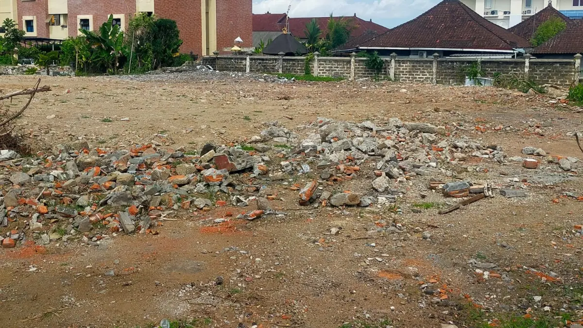 Lokasi yang akan menjadi tempat pembangunan fasilitas Polres Bangli sudah rata.  (I Made Mertawan/Bali Express)