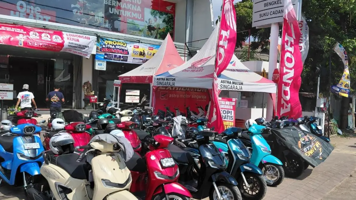 Puluhan member&nbsp;Team Stylo Dewata&nbsp;sukses menuntaskan touring menuju Bali Utara dengan singgah di&nbsp;Astra Motor Singaraja. (ist)