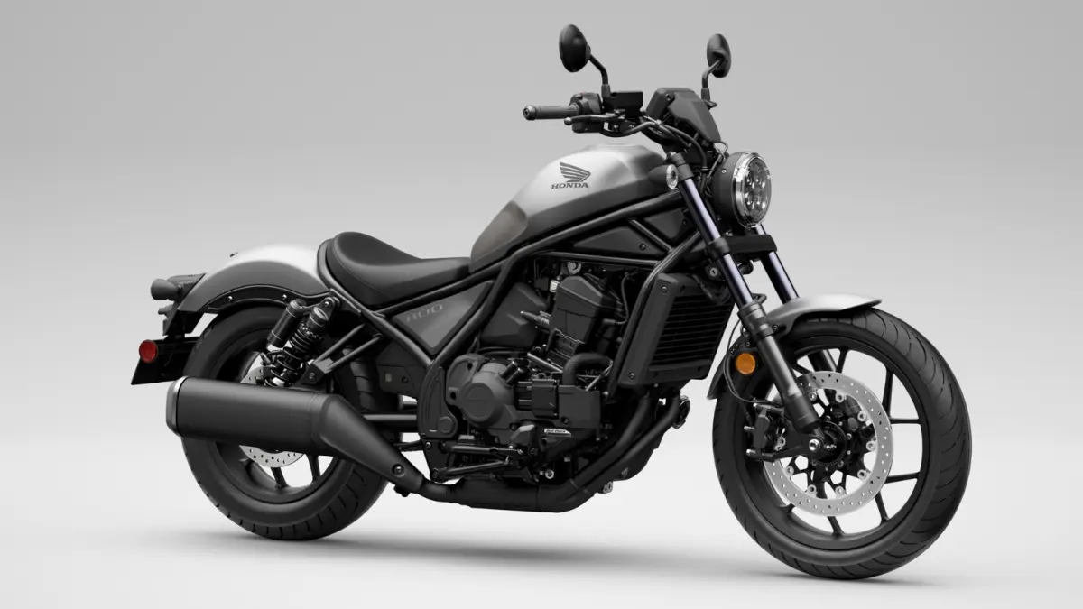 Penyegaran pada big bike New Rebel 1100 melalui pilihan warna terbaru Matte Beta Silver Metallic. (Ist)
