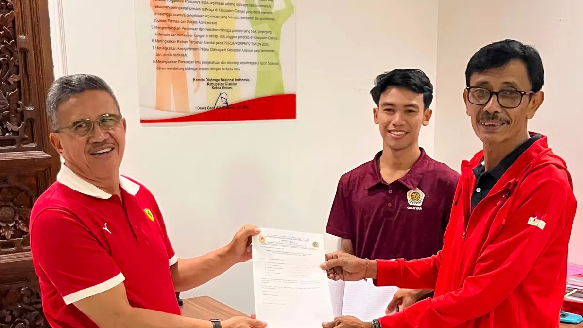 CALON : Bakal calon Ketua Koni Gianyar, I Dewa Gede Alit Mudiarta.&nbsp;