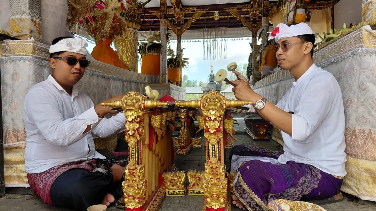 Suara gamelan sebagai bagian dari panca suara (I Putu Mardika/Bali Express)