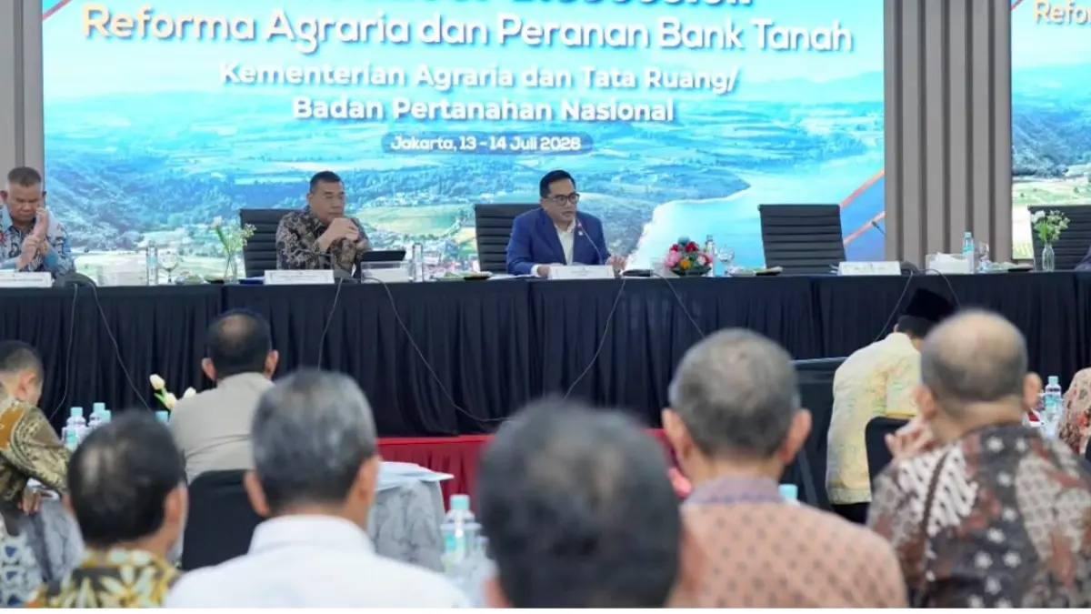 Kementerian ATR/BPN Bersama Komisi II DPR RI Bahas Penguatan Reforma Agraria dan Optimalisasi Peran Bank Tanah
