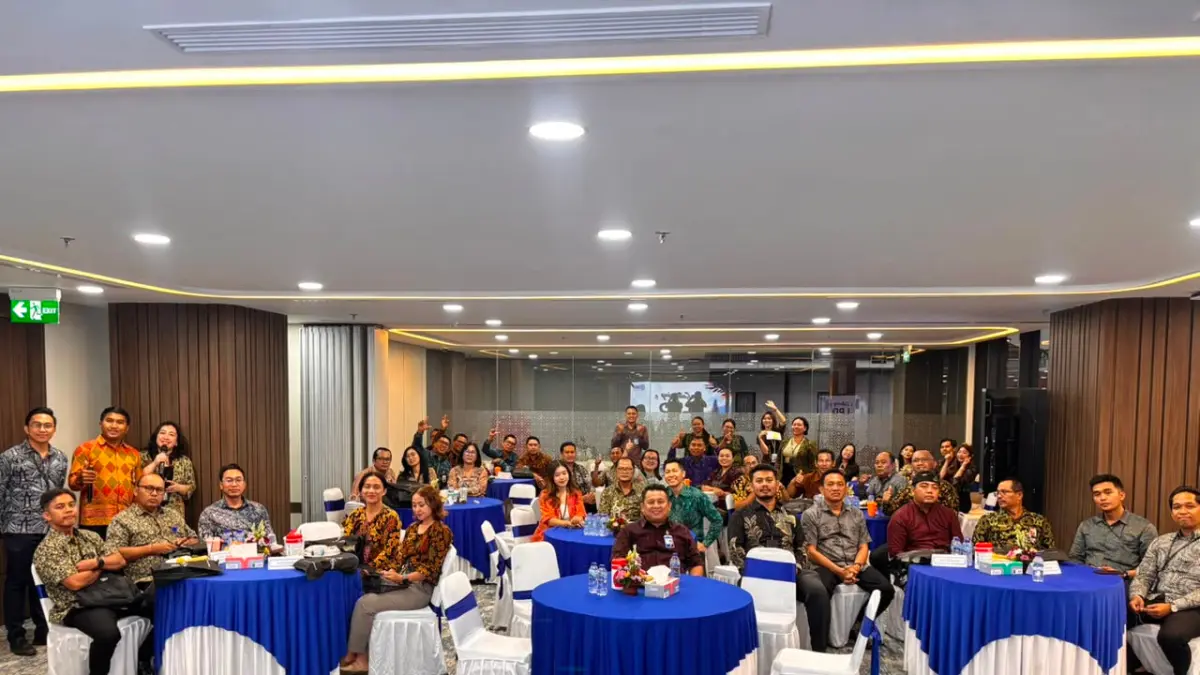 KOLABORASI:&nbsp;Bank Rakyat Indonesia (BRI) Kantor Cabang Kuta menggelar kegiatan gathering bersama pengurus dan pengelola Lembaga Perkreditan Desa (LPD)