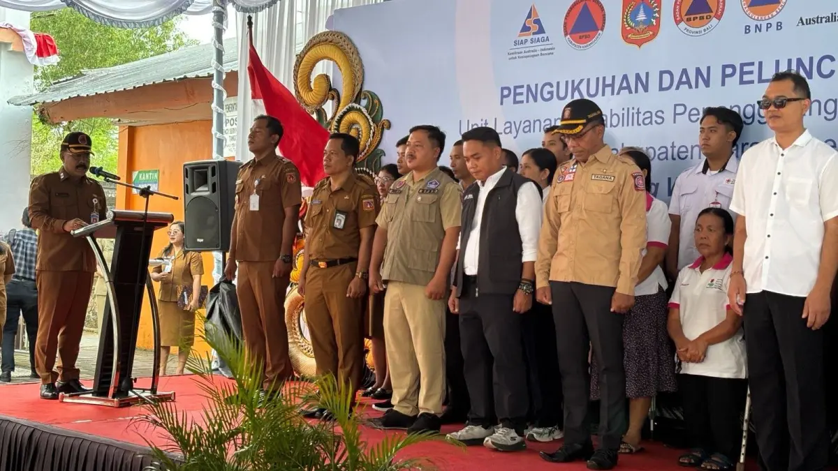 Pengukuhan Unit Layanan Disabilitas Penanggulangan Bencana (ULD-PB), Senin (20/7/2026). (Ist)