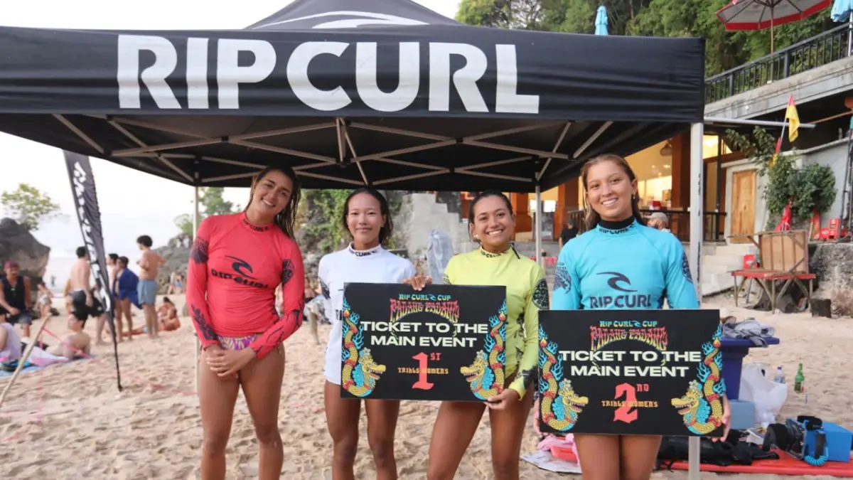 Taina Izquierdo dan Paris Nalendra Lolos Ke Rip Curl Cup Padang Padang 2026 Main Event