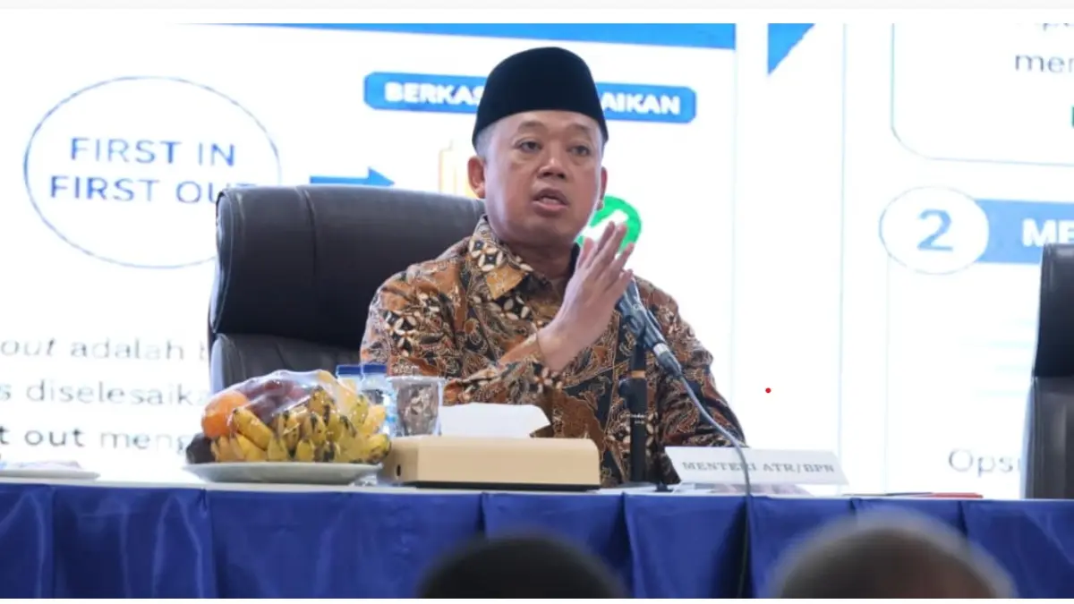 Menteri Nusron Kumpulkan Jajaran di Jatim