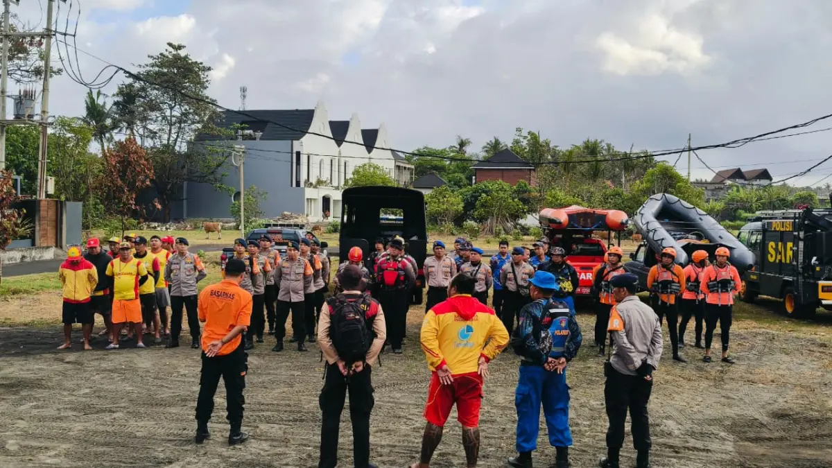 PENCARIAN : Operasi pencarian terhadap nelayan asal Desa Lebih, I Nyoman Darin (51) remi ditutup. 
