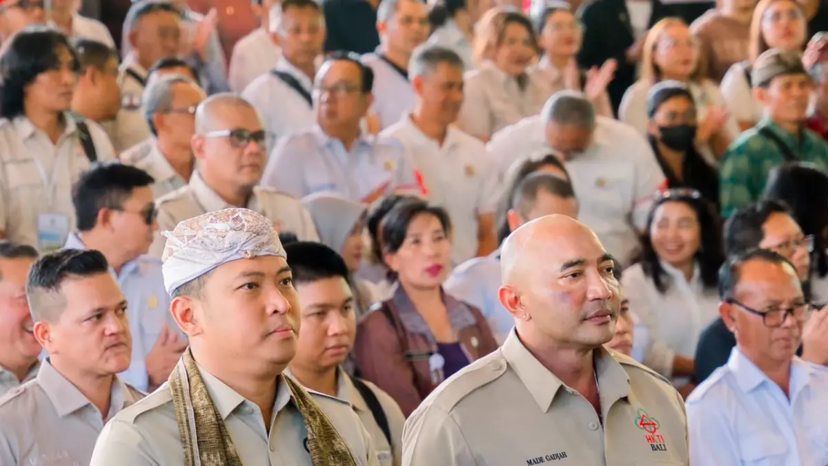 Ketua Dewan Pimpinan Daerah (DPD) Himpunan Kerukunan Tani Indonesia (HKTI) Provinsi Bali Made Muliawan Arya atau De Gadjah menyampaikan ucapan selamat atas pelantikan Ketua Dewan Pimpinan Nasional (DPN) HKTI Sudaryono sebagai Kepala Badan Gizi Nasional (BGN).