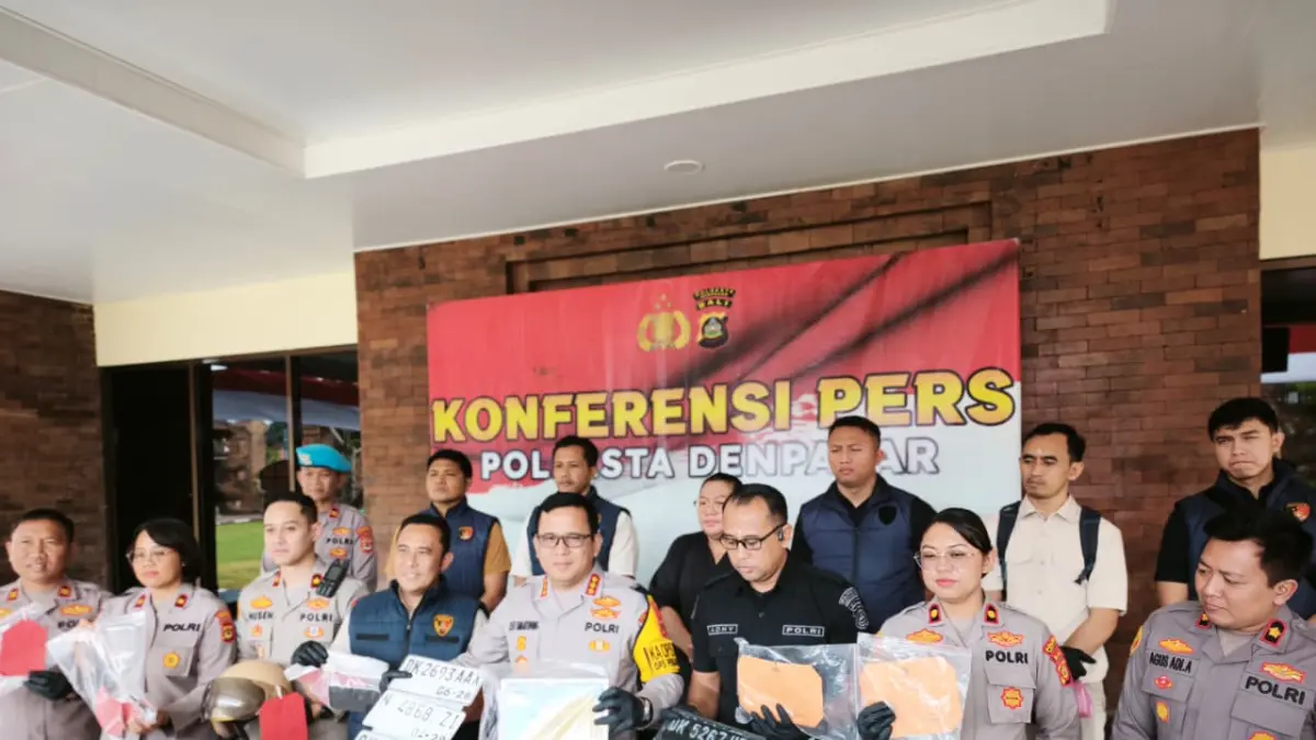 Pengungkapan kasus 4C periode Juli 2026 oleh Polresta Denpasar. (Bali Express/I Gede Paramasutha)
