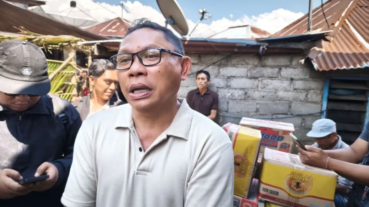 Sepupu almarhum KD, Made Parta. (Dian Suryantini/Bali Express)
