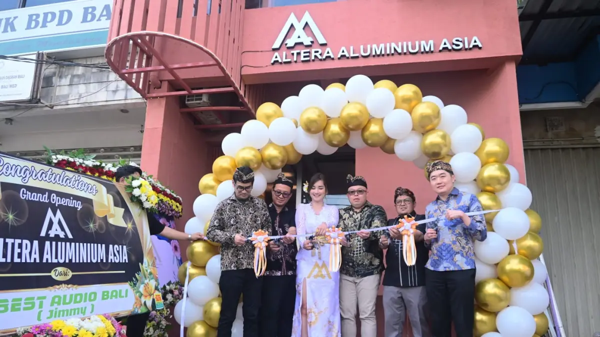 Altera Aluminium Asia secara resmi membuka showroom cabang keduanya di Bali, Jumat (29/7) di Jalan Mahendradatta Utara No. 129D, Denpasar, 