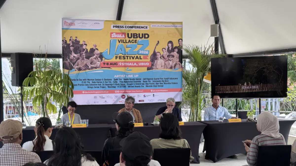 MUSIK: Konferensi pers SUVJF 2026 digelar di Sanur, Kamis (30/7)