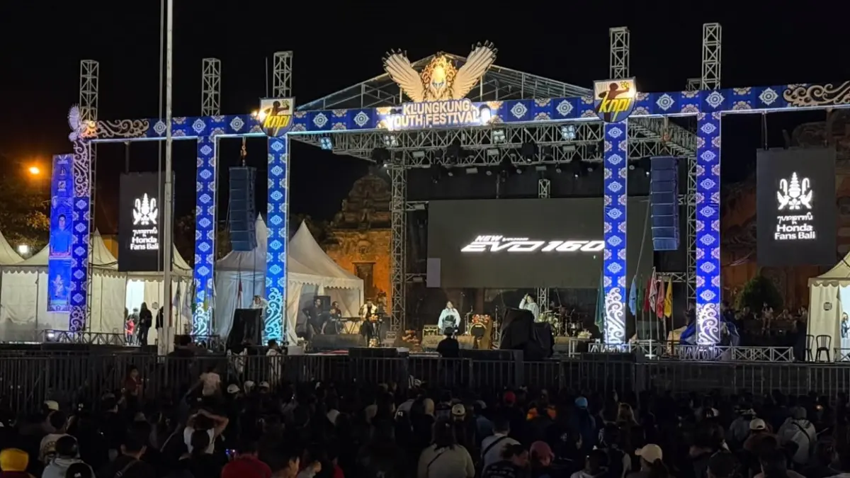 Astra Motor menggelar mini launching New Vario EVO 160 di Klungkung Youth Fest. (Ist)