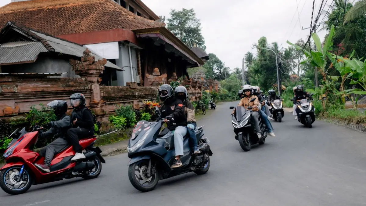 Astra motor memberikan edukasi keluarga melalui kegiatan PCX Bikers Playland bertema Take a Ride to be a Good Father. (Ist)