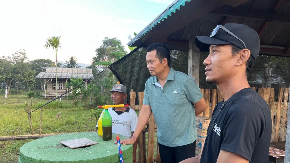 Taman organik Satria Mandala di Lingkungan Srimandala, Kelurahan Dauhwaru, Jembrana. (ist)