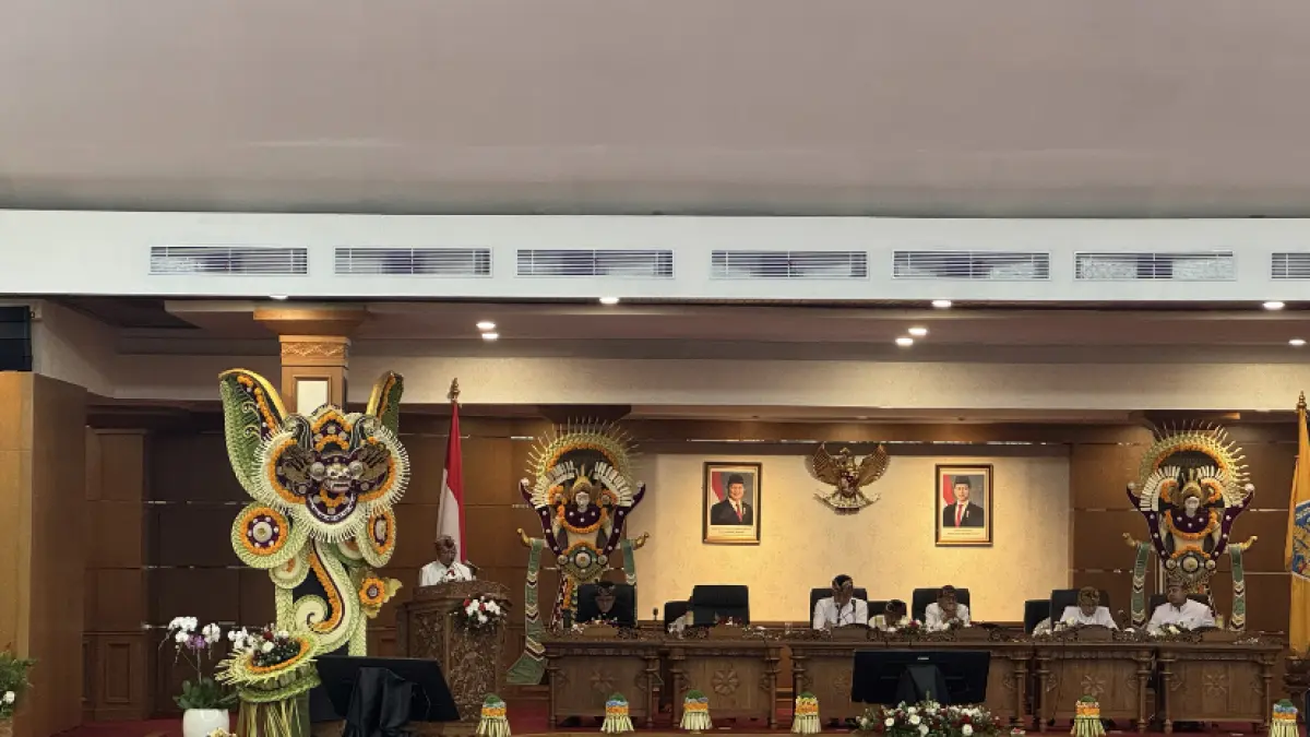 HARI JADI:&nbsp;DPRD Provinsi Bali menggelar Rapat Paripurna ke-47 Masa Persidangan III Tahun Sidang 2025-2026, Jumat (14/8)
