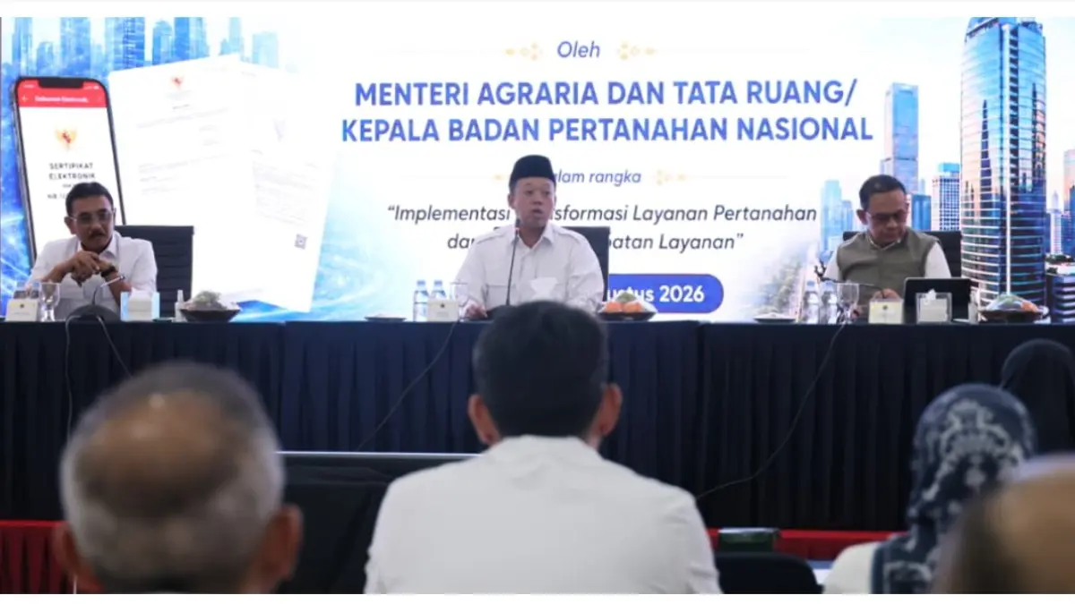 Menteri Nusron Sebarkan Semangat Transformasi Layanan Pertanahan