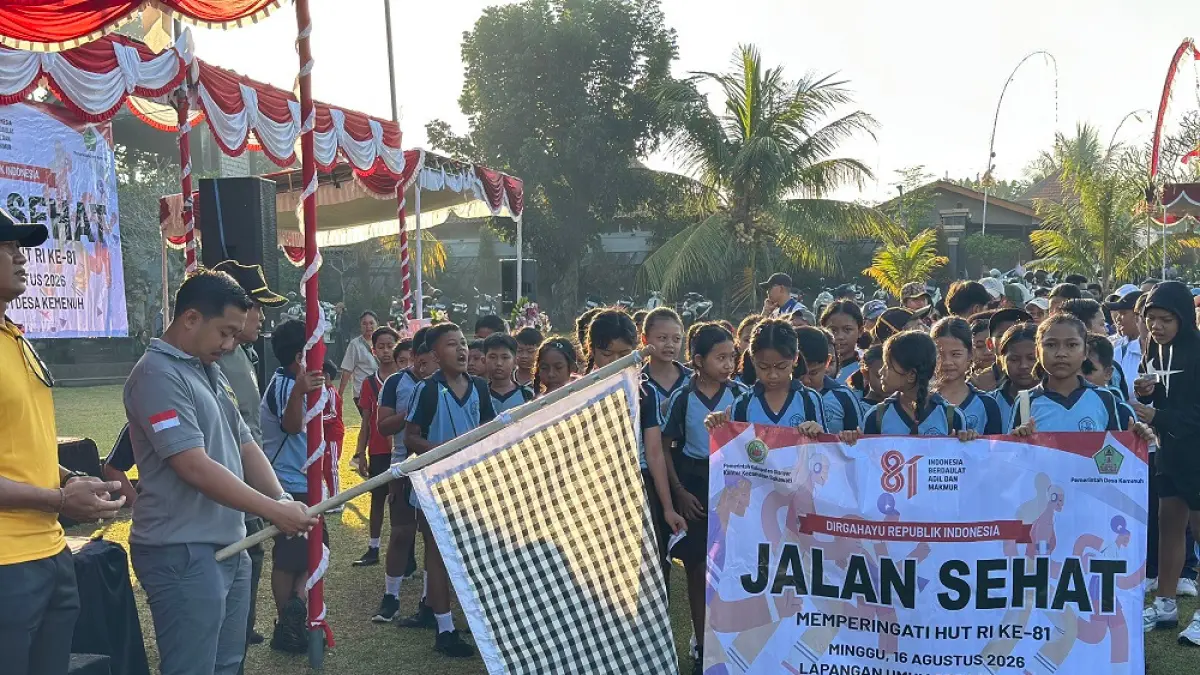 HUT : Kegiatan HUT RI ke-81 di Kecamatan Sukawati. 