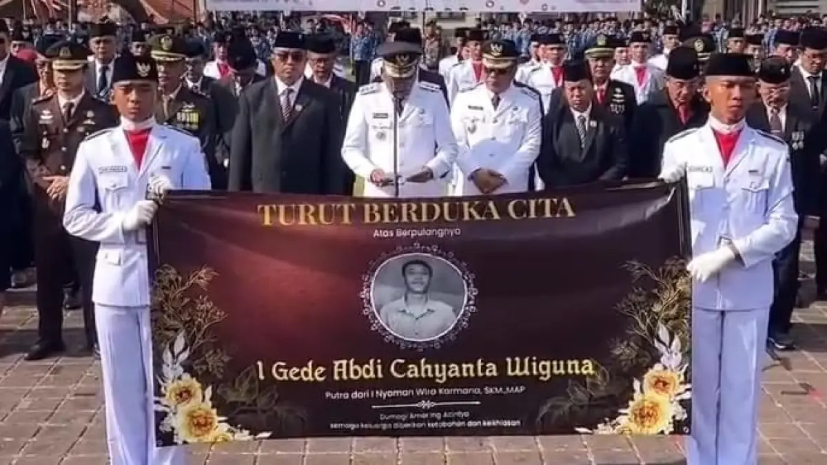 I Gede Abdi Cahyanta Wiguna, siswa SMA Negeri 2 Amlapura yang meninggal setelah mengikuti Gerak Jalan 17 Kilometer. (Ist) 