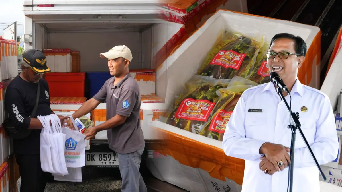 Sejumlah paket Gemarikan hasil kolaborasi pembudidaya ikan lokal Kabupaten Badung. (ist)