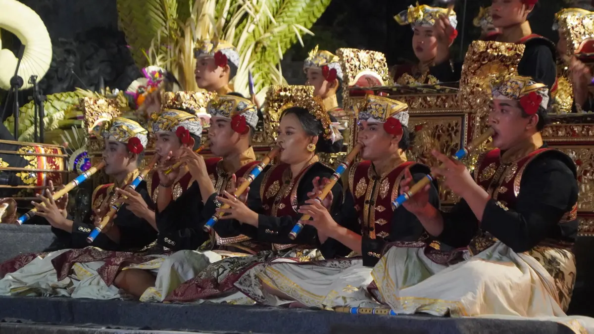 Lomba Gong Kebyar Anak-Anak di Panggung Arda Candra Pura Jagatnatha Jembrana. (ist)