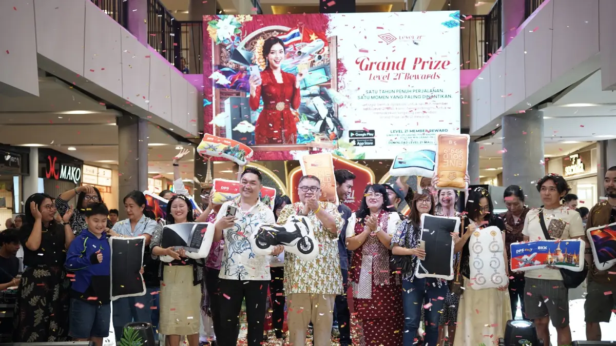 Pengundian Grand Prize level 21 Mall Denpasar pada Jumat (21/8/2026)
