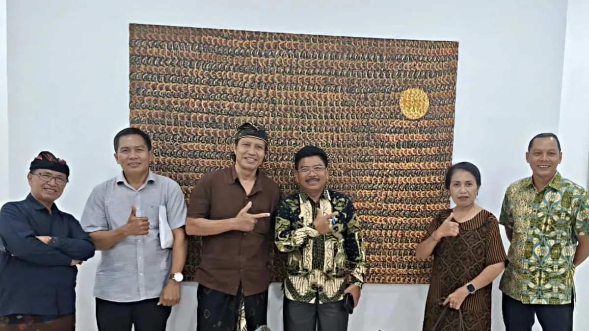 Lukisan Malam Temaram karya I Wayan Sujana Suklu. (Bali Express/Istimewa)