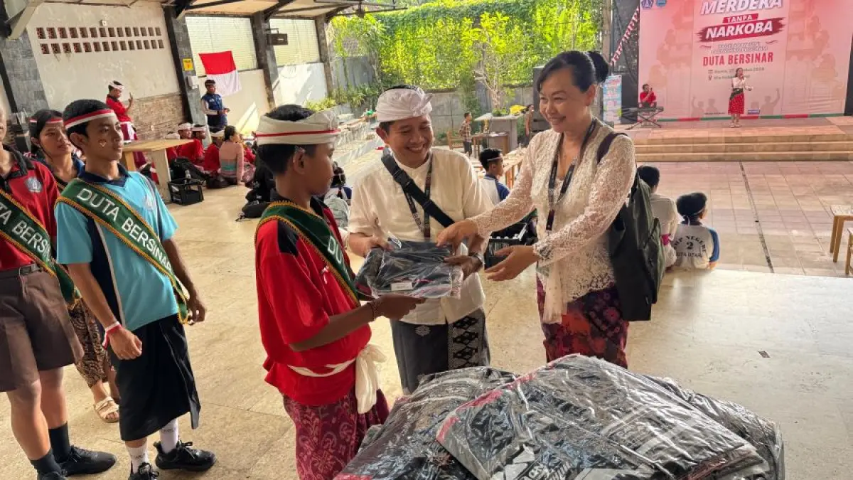 Siswa SMP Negeri se-kabupaten Badung mengikuti Edukasi Kelengkapan Berkendara. (Ist)