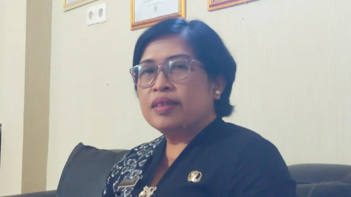 Kadisdukcapil Kabupaten Bangli Anak Agung Bintang Ari Sutari. (I Made Mertawan/Bali Express)