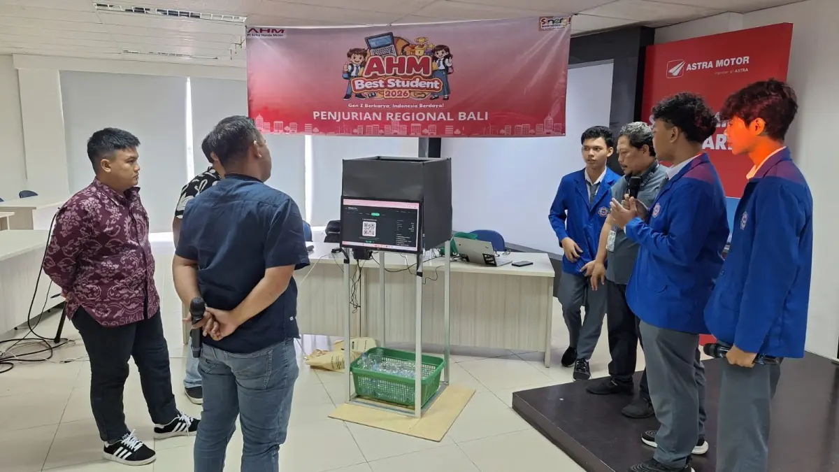 Astra Motor Bali kembali melakukan seleksi enam finalis AHM Student 2026. (Ist)