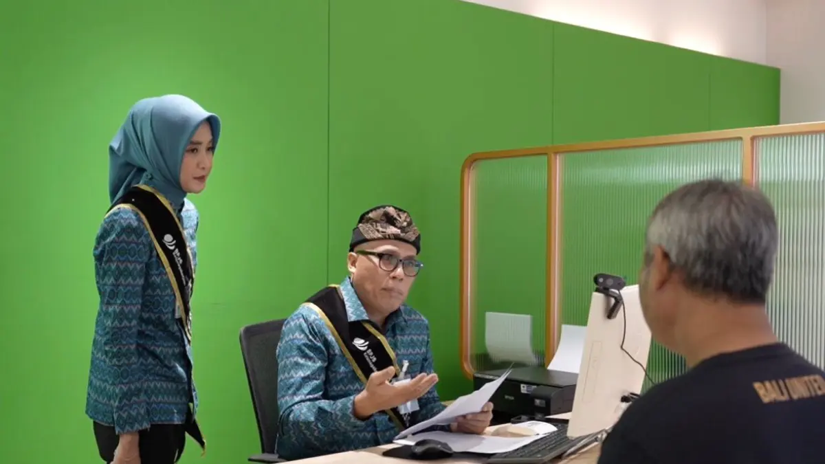 PERKUAT PELAYANAN: Dewan Pengawas BPJS Ketenagakerjaan Sumarjono Saragih dengan mengunjungi Kantor Cabang Denpasar pada 4 September 2026