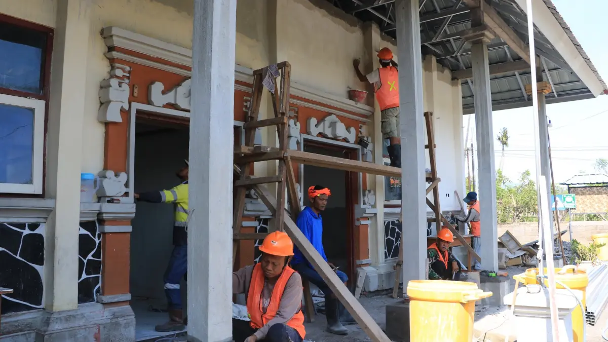 Perbaikan SD yang mendapatkan dukungan dana revitalisasi. (Ist)