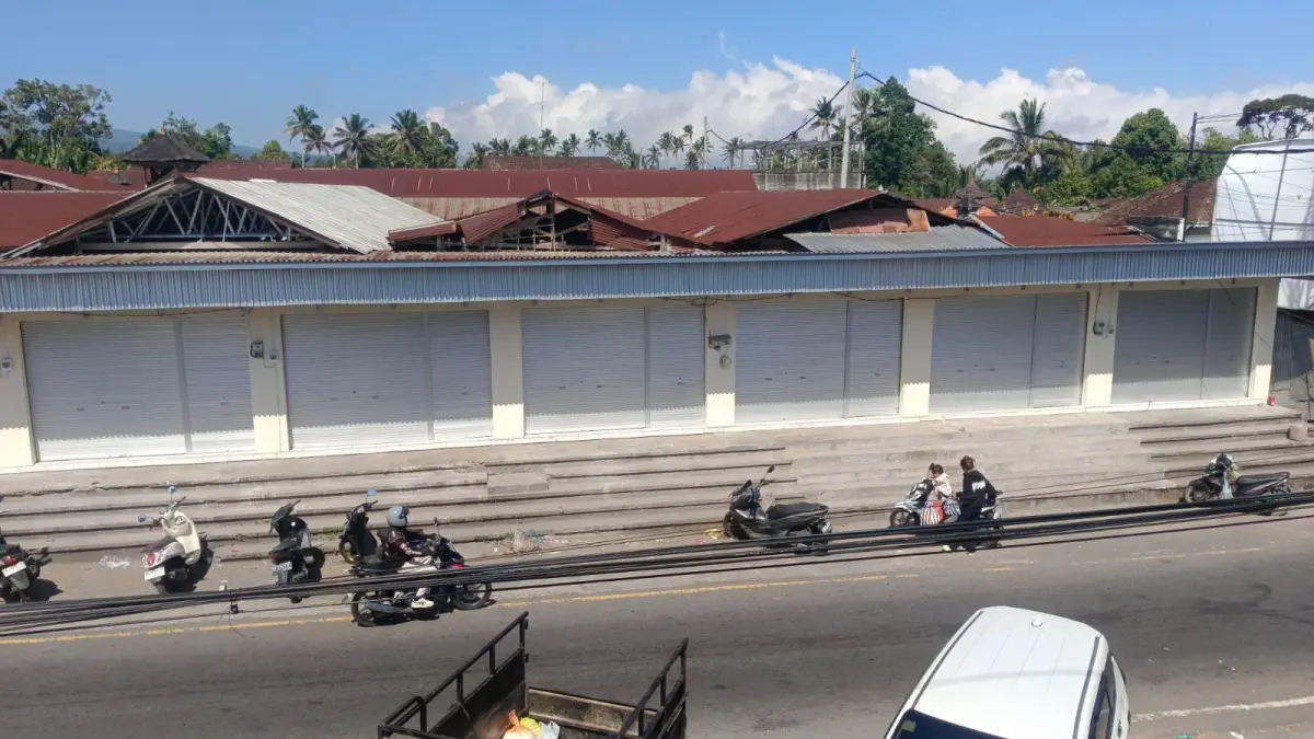 Kondisi pasar yang telah dilakukan penataan. (Ist)