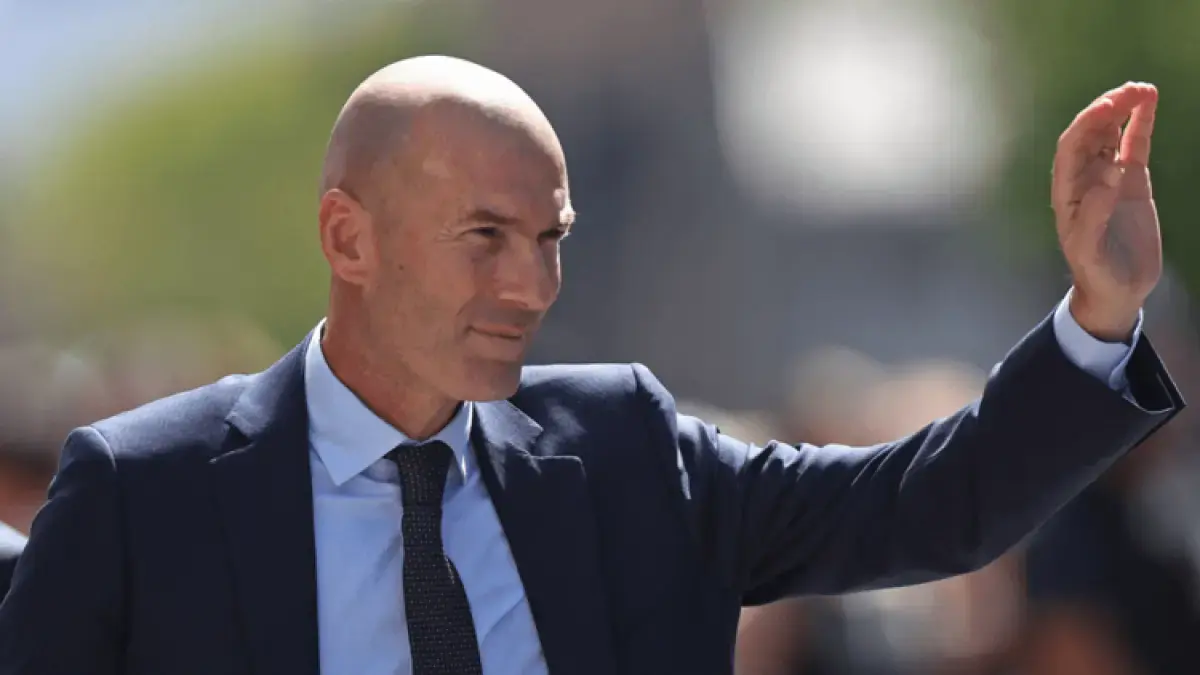 Pleatih timnas Prancis Zinedine Zidane. (Bein Sports)