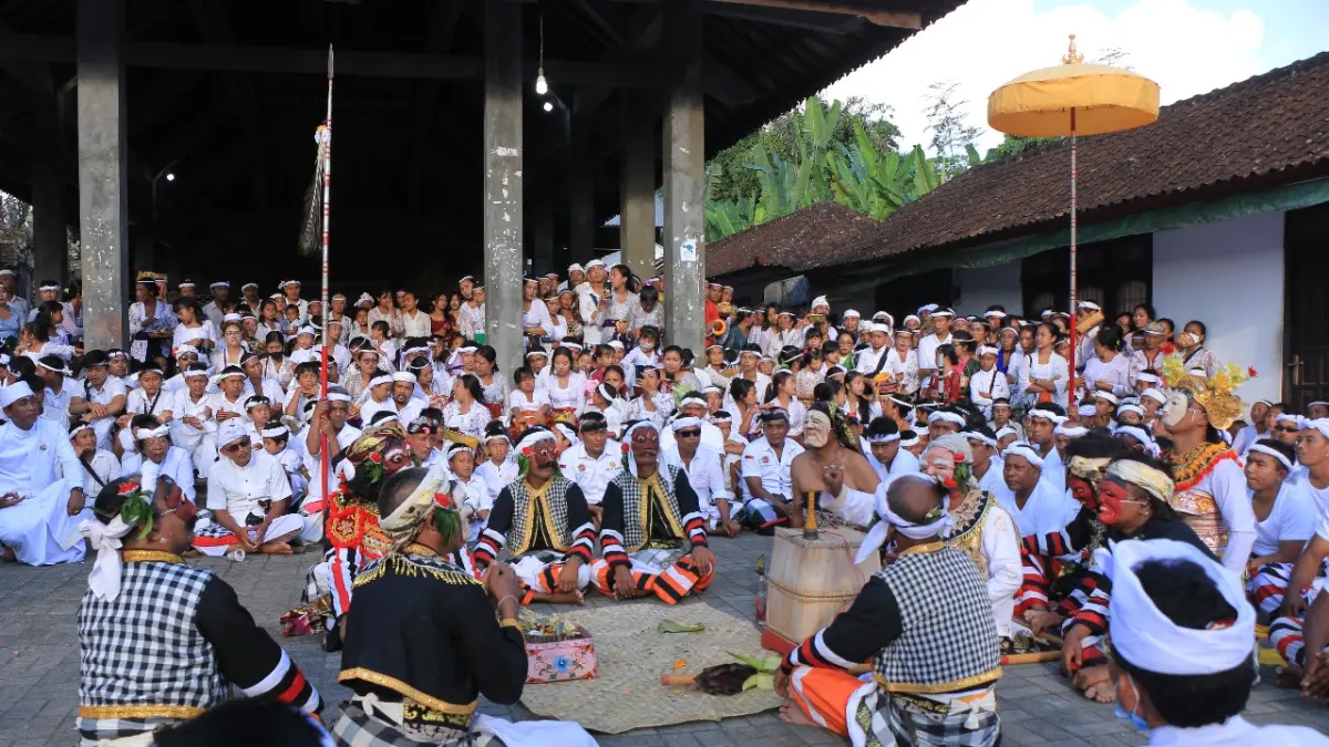 Tradisi Mabedag-Bedagang di Manukaya Let, Gianyar (ist)