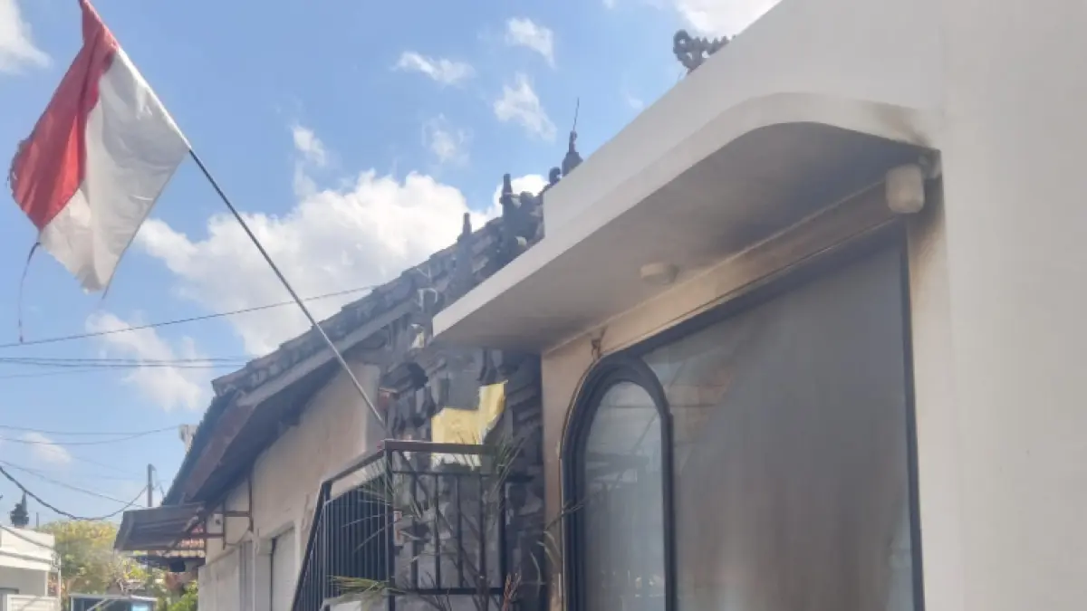Polisi selidiki dugaan pelemparan bom molotov ke sebuah office di Pererenan.