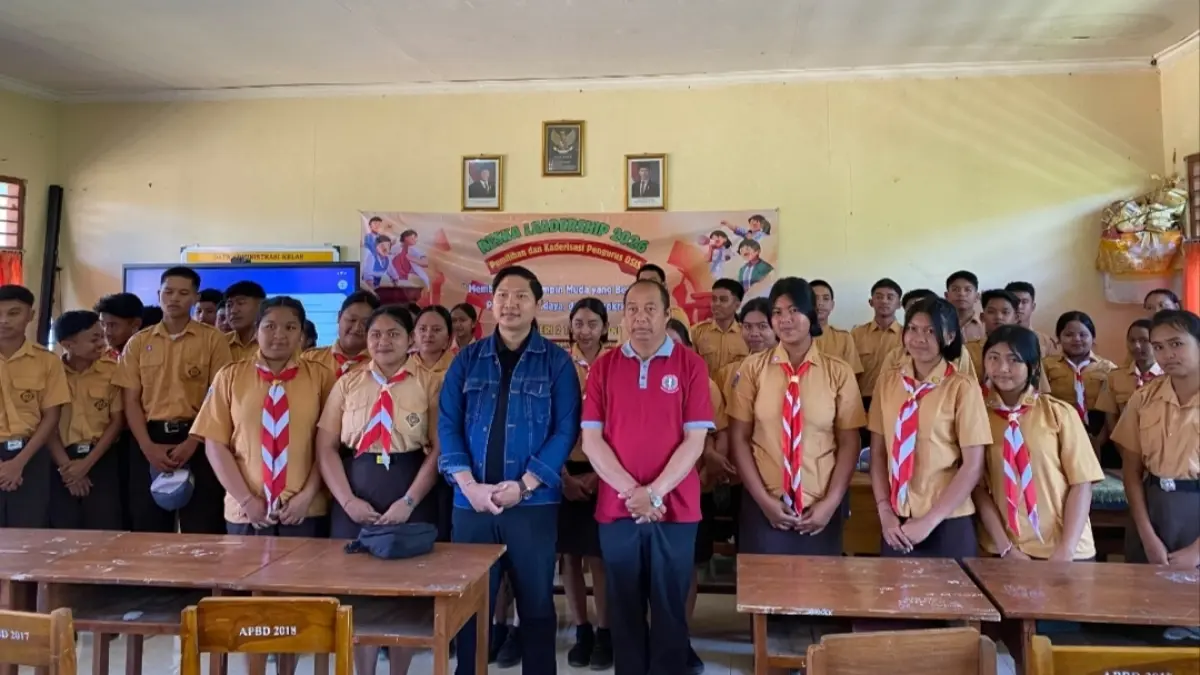 KPU Gianyar hadir di SMKN  2 Tegallalang