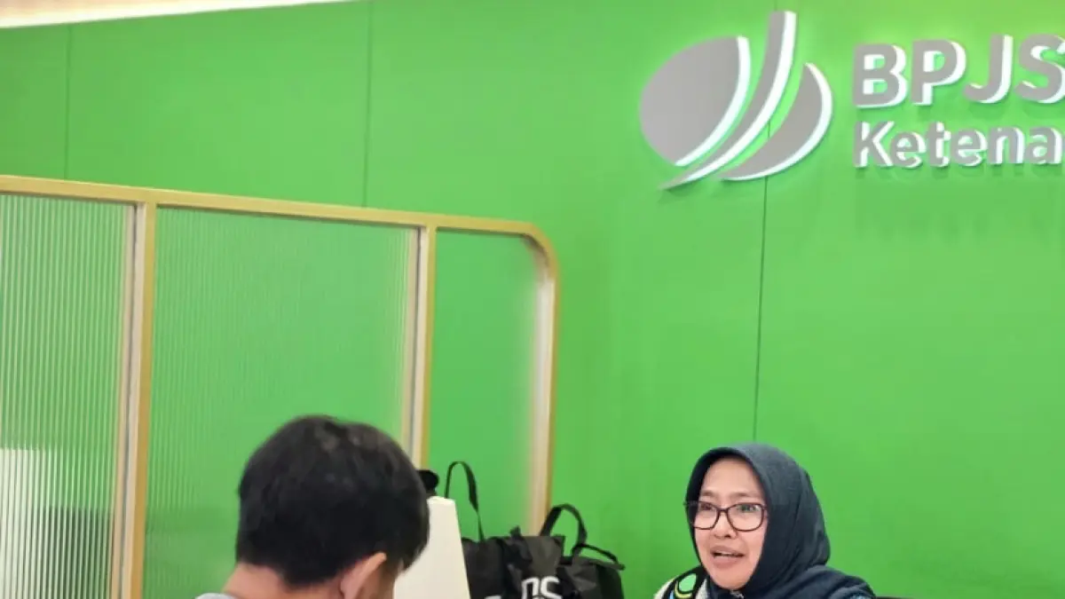 PELAYANAN: BPJS Ketenagakerjaan Cabang Bali Gianyar mencatat pembayaran klaim Jaminan Hari Tua (JHT) lebih dari Rp 167 miliar sepanjang Januari hingga September 2026