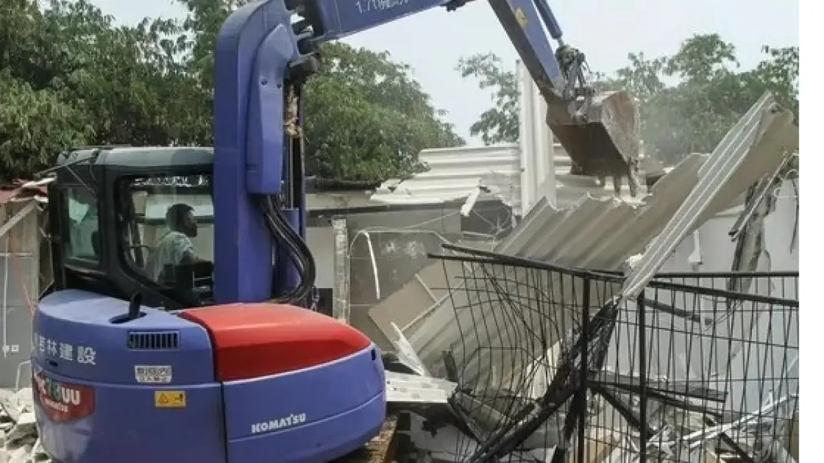 Kamar mewah Lapas Kelas IIA Cibinong Kabupaten Bogor dibongkar pada Rabu (30/9)