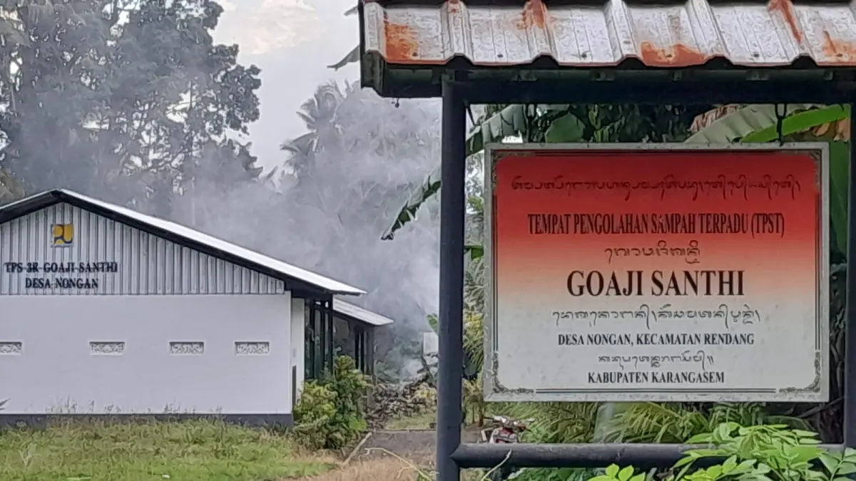 TPS3R Goaji Santhi Desa Nongan, Kecamatan Rendang, Karangasem. (Ist)