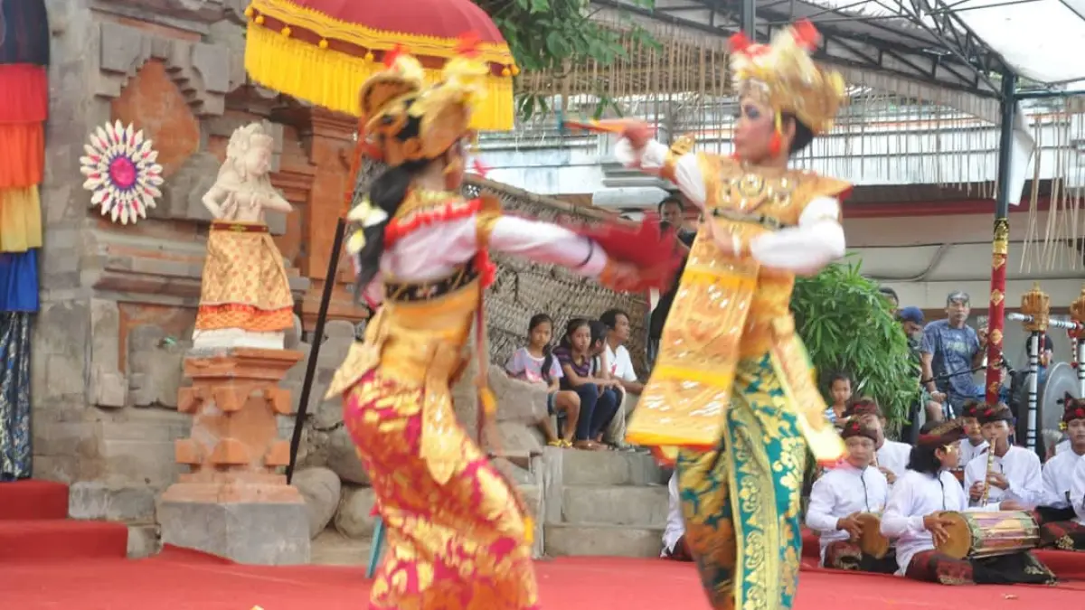 Tari Leko Tunjuk menjadi sarana naur sesangi (ist)
