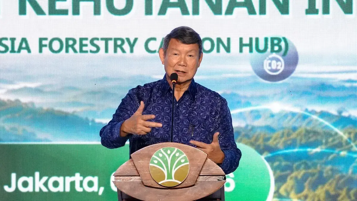 Utusan Khusus Presiden Bidang Energi dan Iklim Hashim Djojohadikusumo. (Kemenhut)