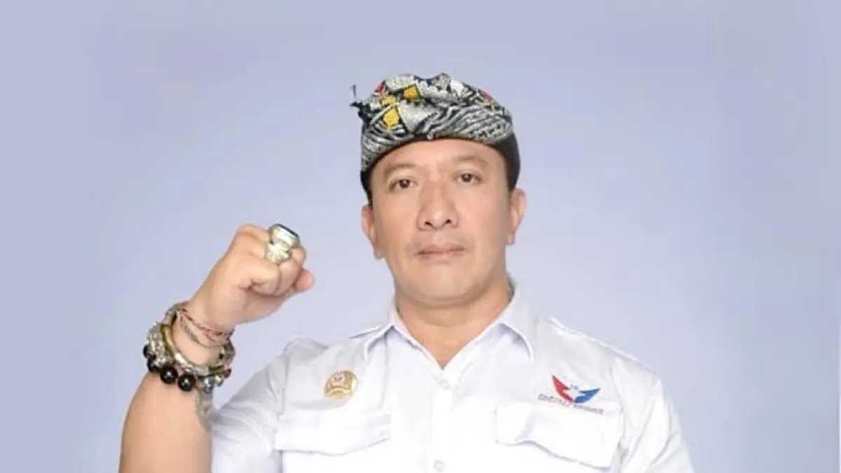 EVALUASI:&nbsp;Ketua DPW Partai Perindo Bali, Ketut Putra Ismaya Jaya alias Jro Bima