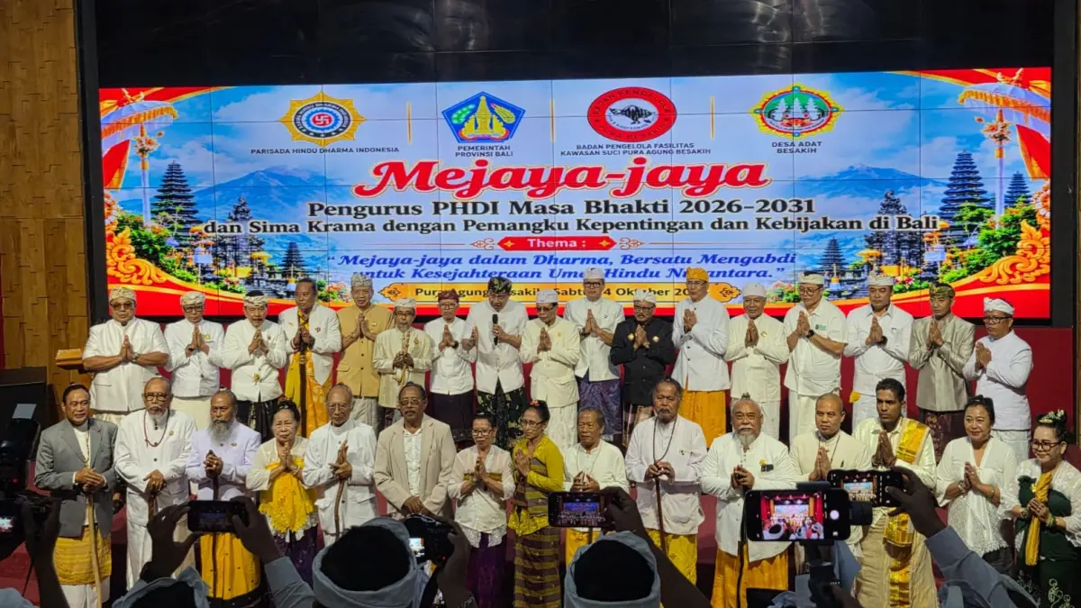 PHDI Pusat Gelar Mejaya-Jaya dan Masimakrama di Besakih, Usung Rekonsiliasi Umat